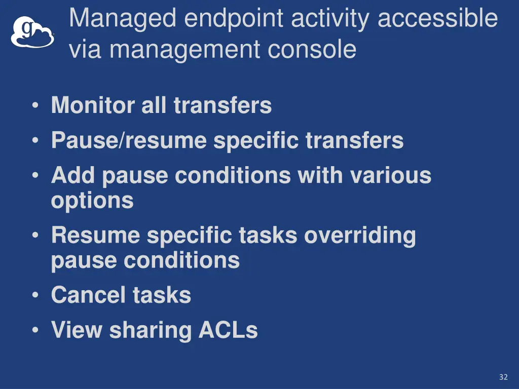 managed endpoint activity accessible