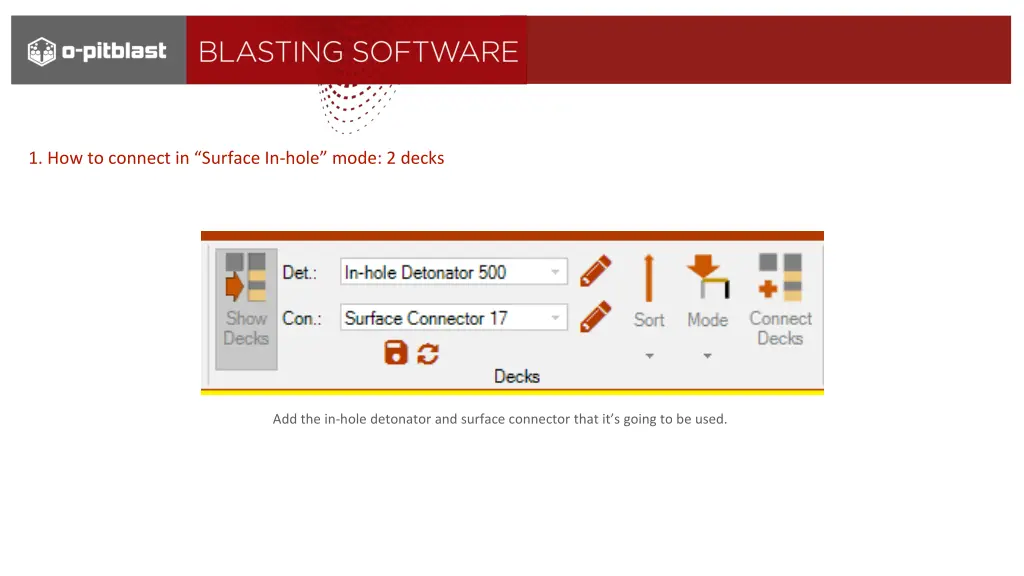 1 how to connect in surface in hole mode 2 decks