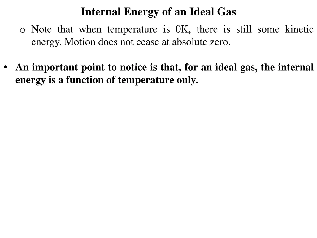 internal energy of an ideal gas 2