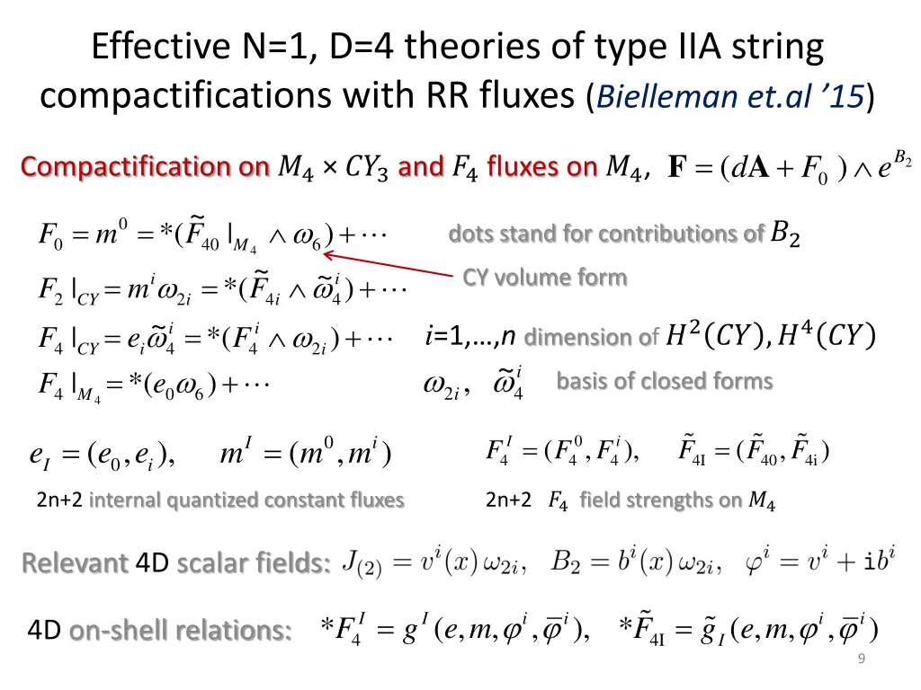 effective n 1 d 4 theories of type iia string