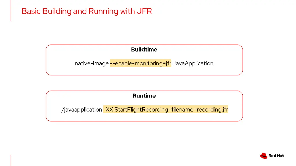 basic building and running with jfr