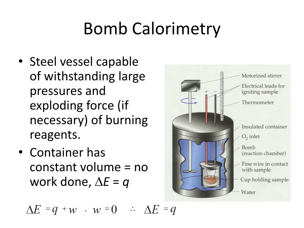 bomb calorimetry