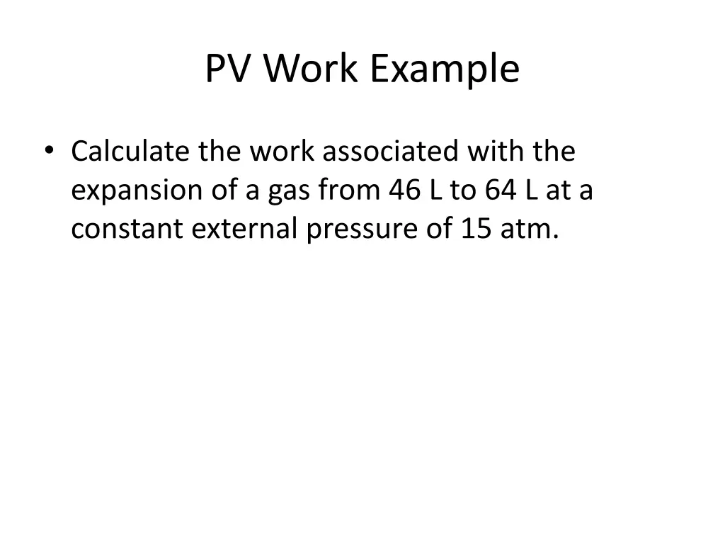 pv work example