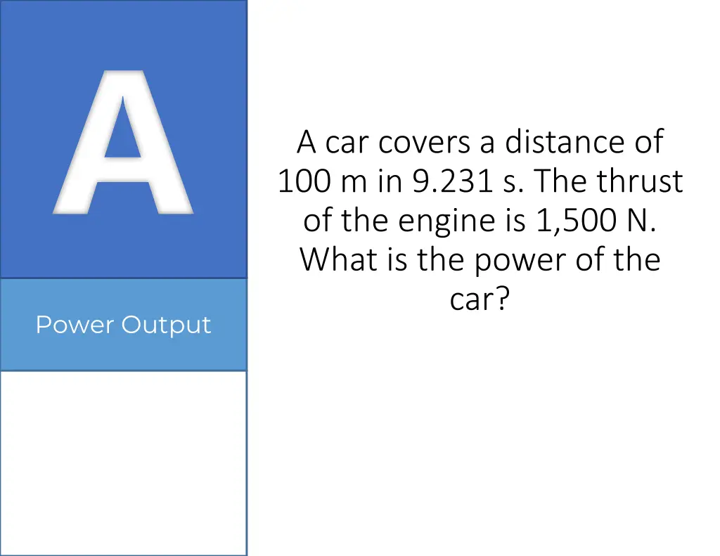 a car covers a distance