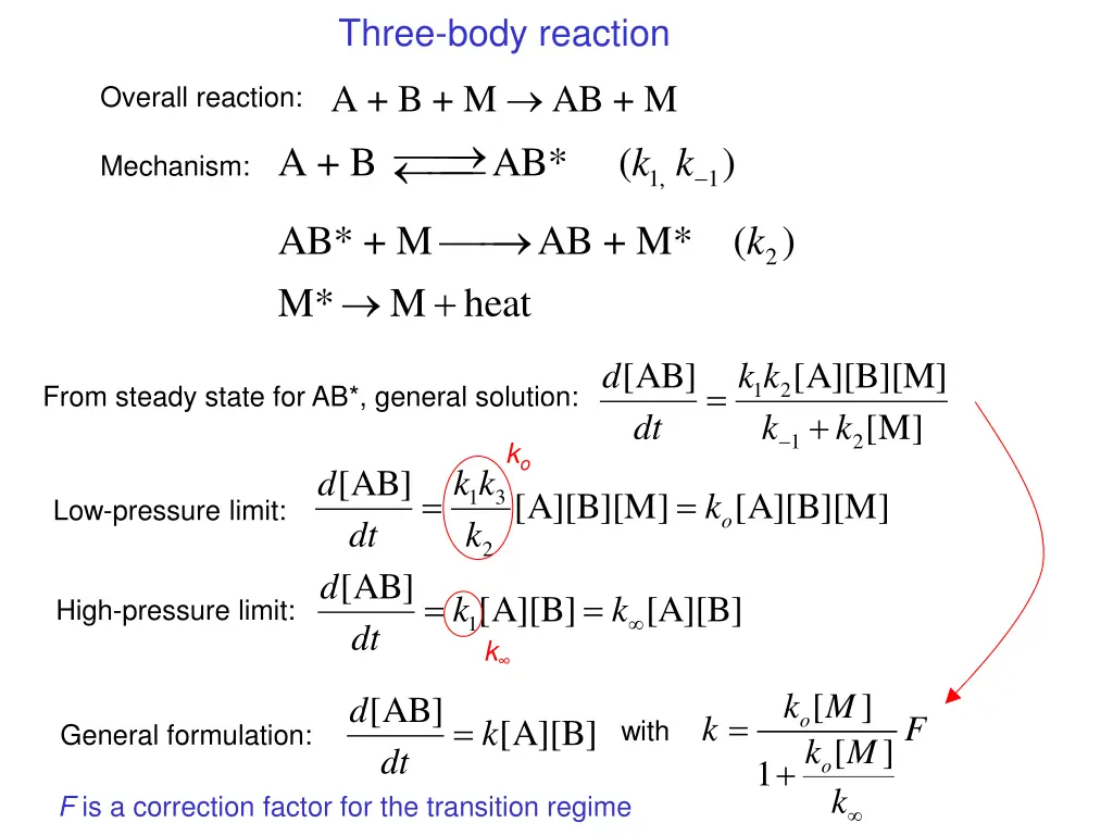 three body reaction