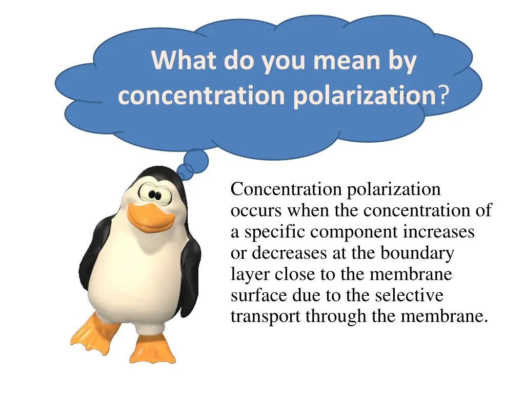 what do you mean by concentration polarization