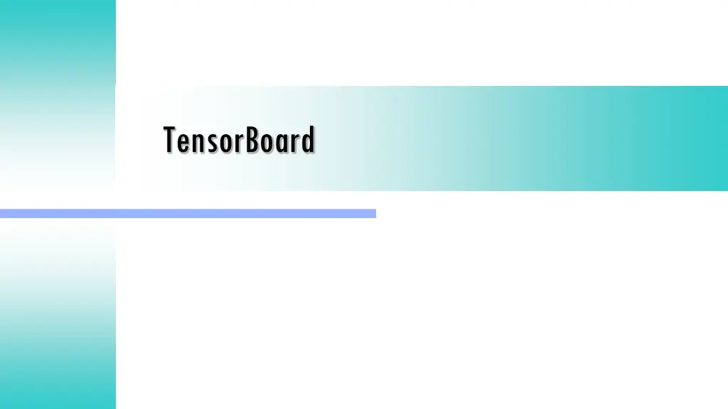 tensorboard