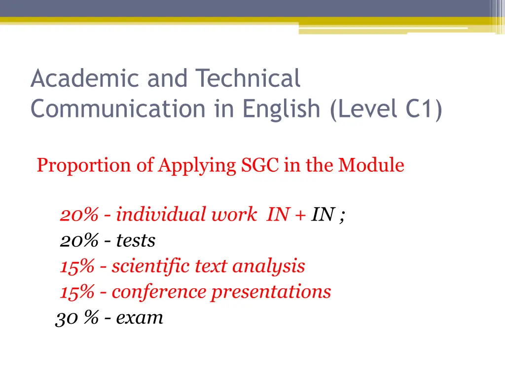 academic and technical communication in english