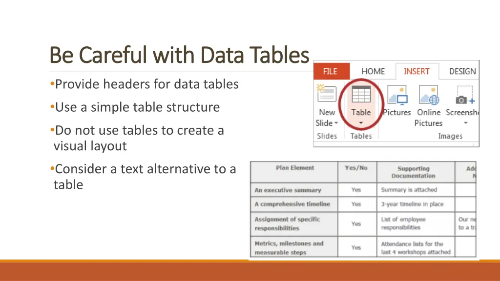 be careful with data tables be careful with data