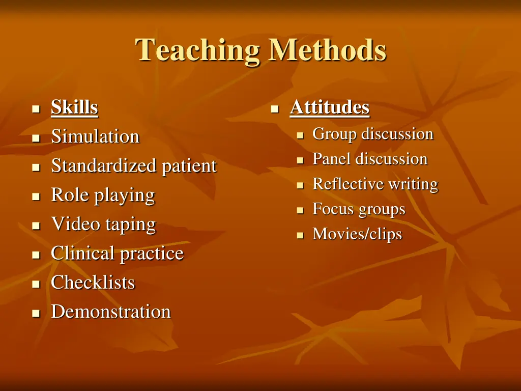 teaching methods 1