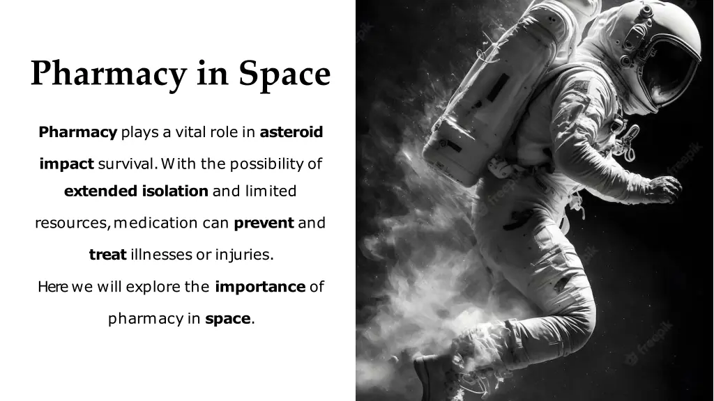 pharmacy in space