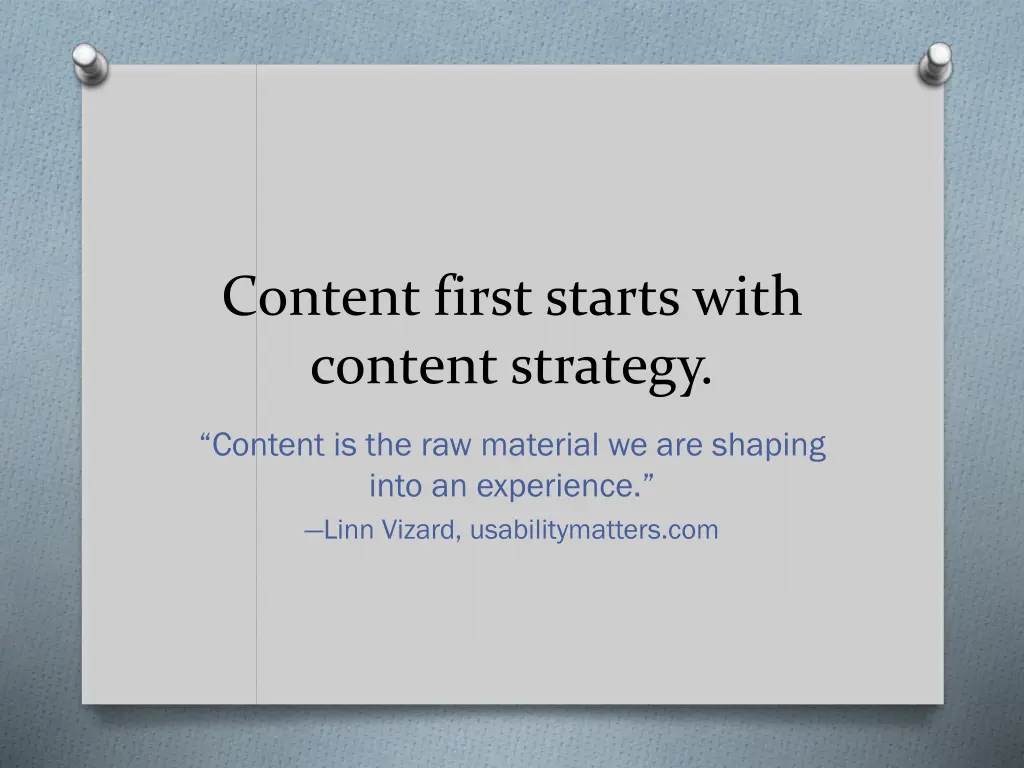 content first starts with content strategy