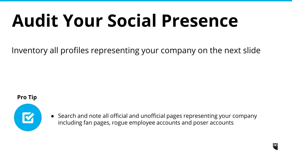 audit your social presence