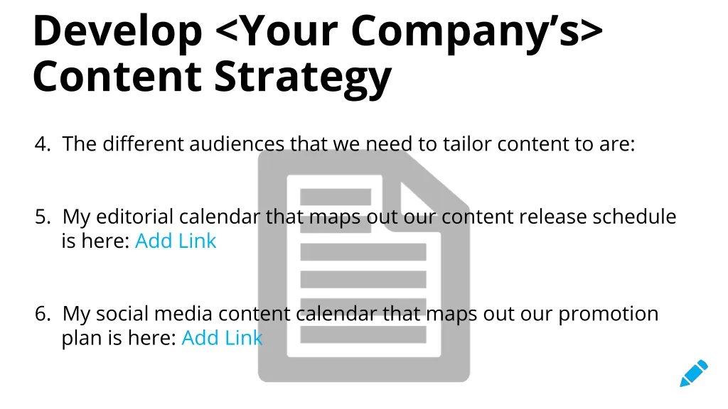 develop your company s content strategy 1