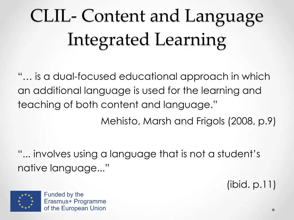 clil content and language integrated learning