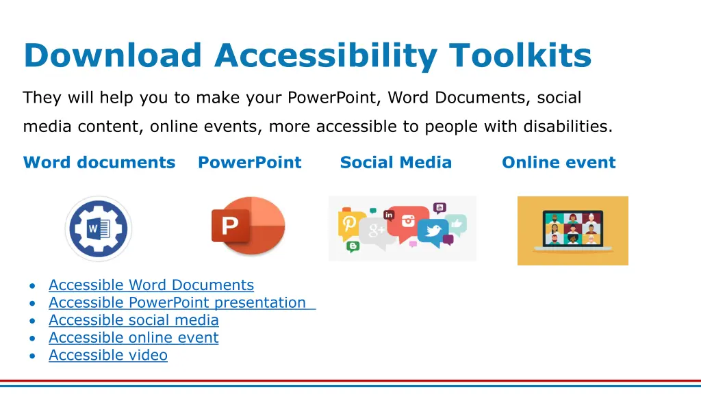 download accessibility toolkits