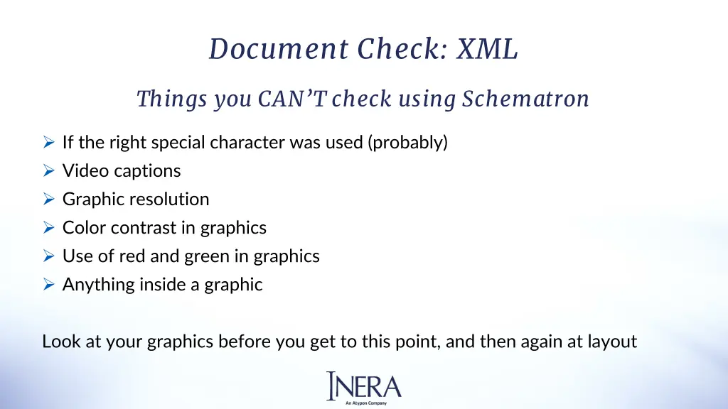 document check xml 5