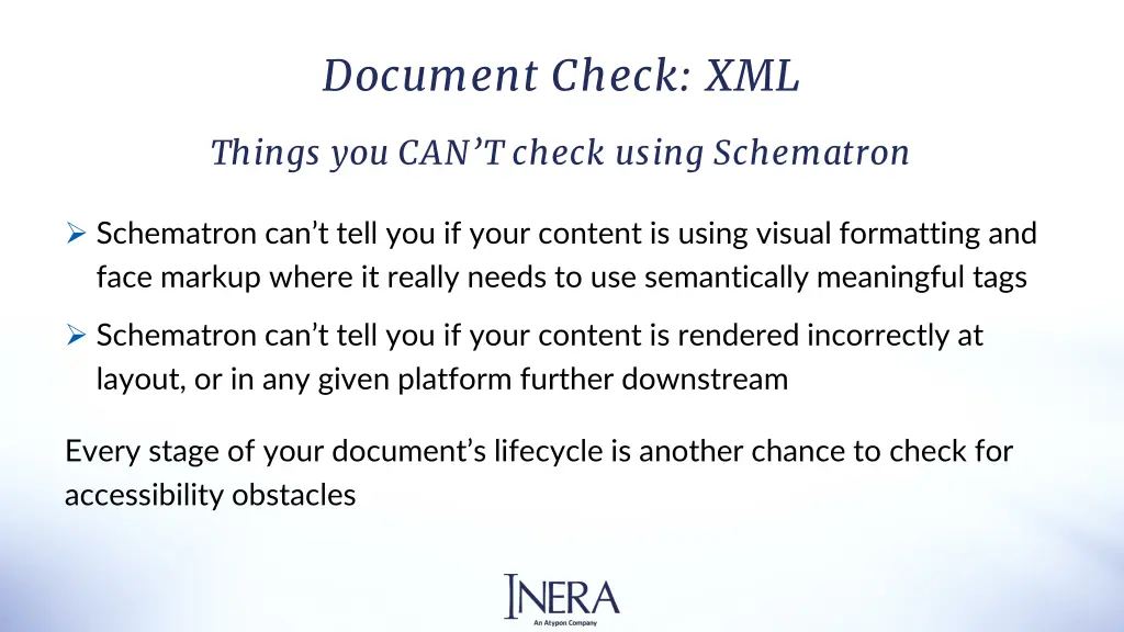 document check xml 6