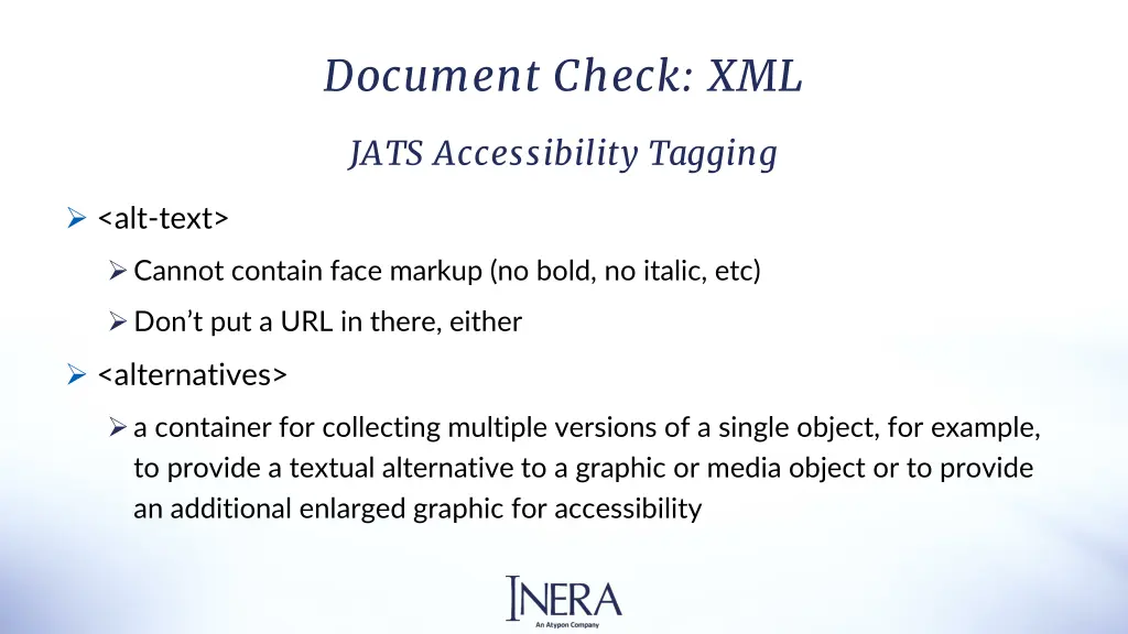 document check xml 8