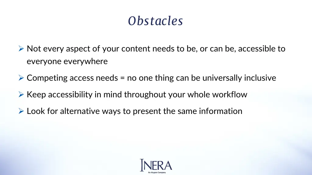 obstacles 1