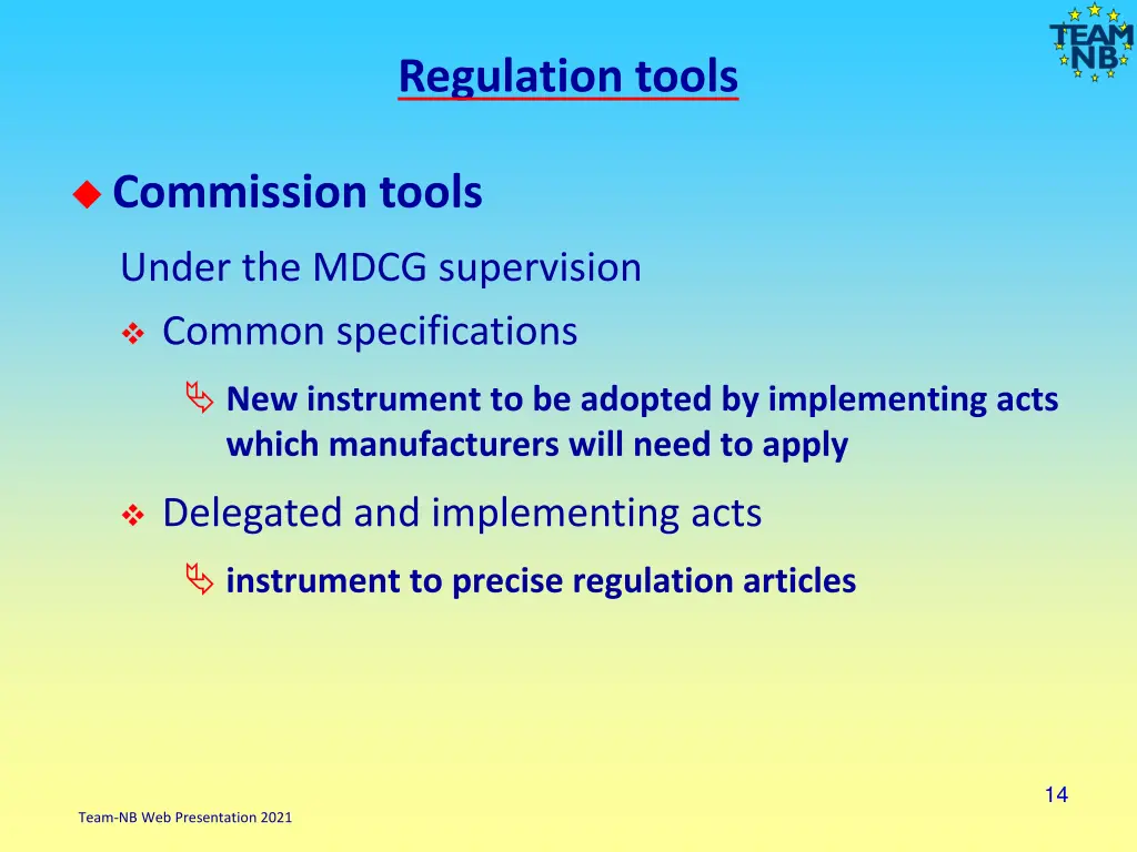 regulation tools