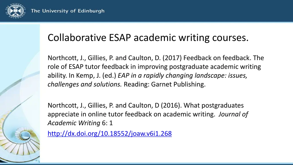 collaborative esap academic writing courses