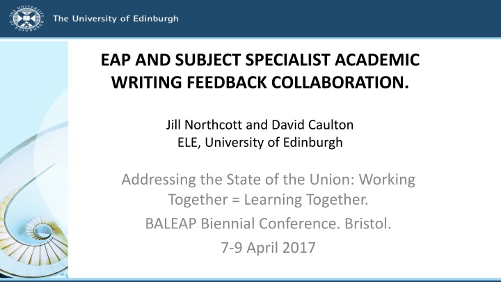 eap and subject specialist academic writing