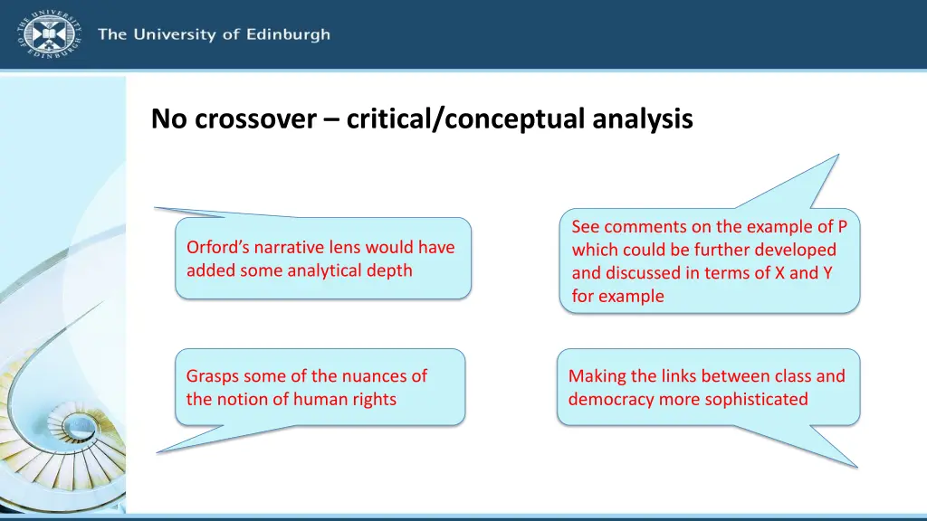 no crossover critical conceptual analysis