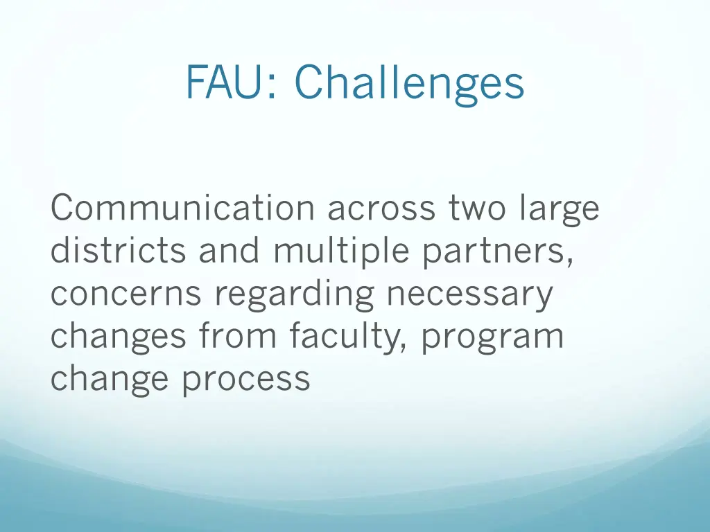 fau challenges