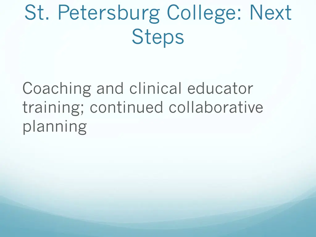 st petersburg college next steps