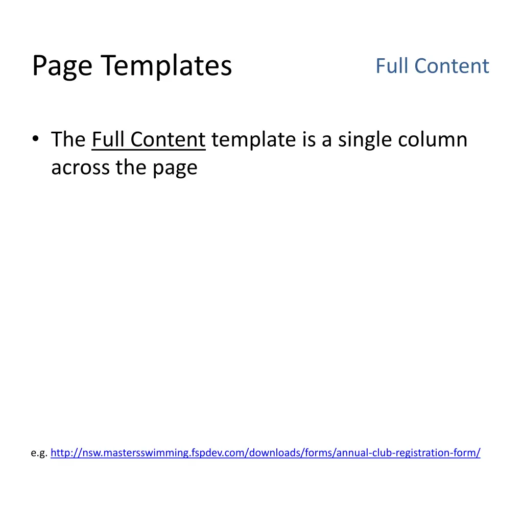 page templates 1