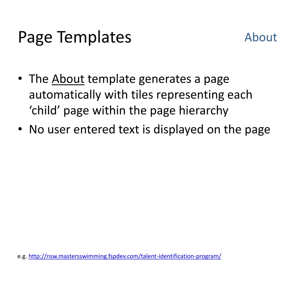 page templates 2