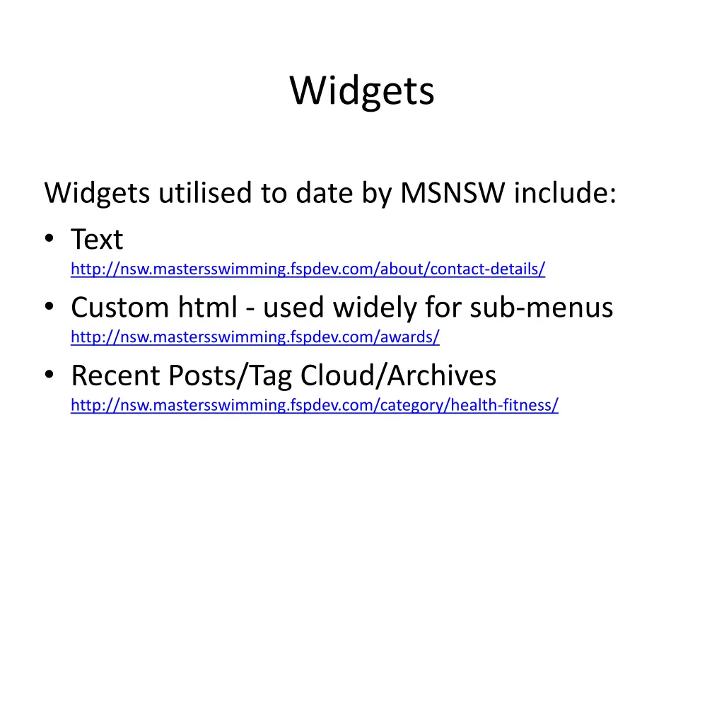 widgets 2