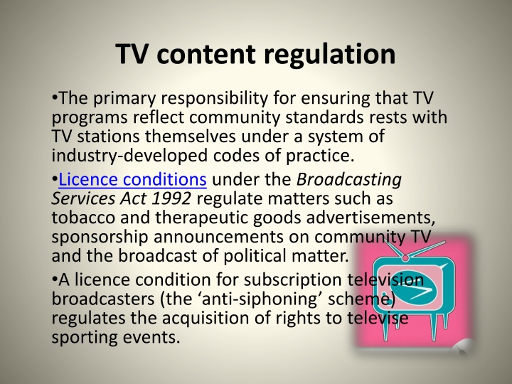 tv content regulation