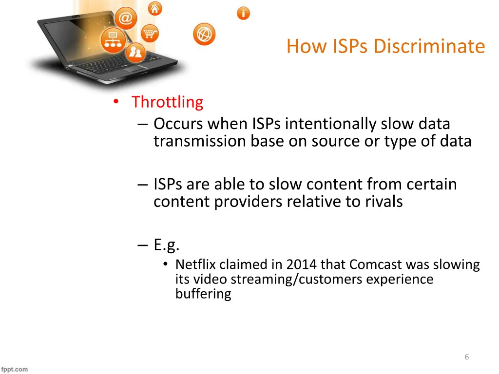 how isps discriminate 1