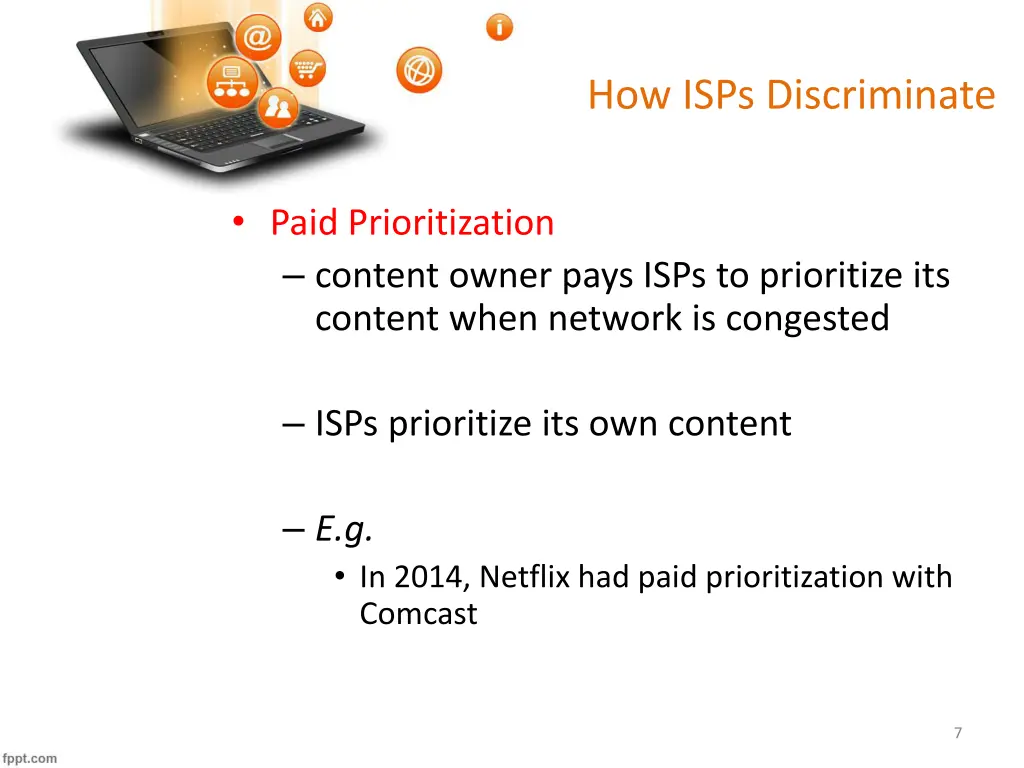 how isps discriminate 2