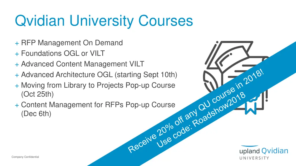 qvidian university courses