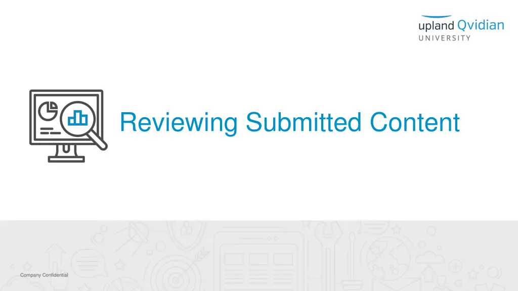 reviewing submitted content