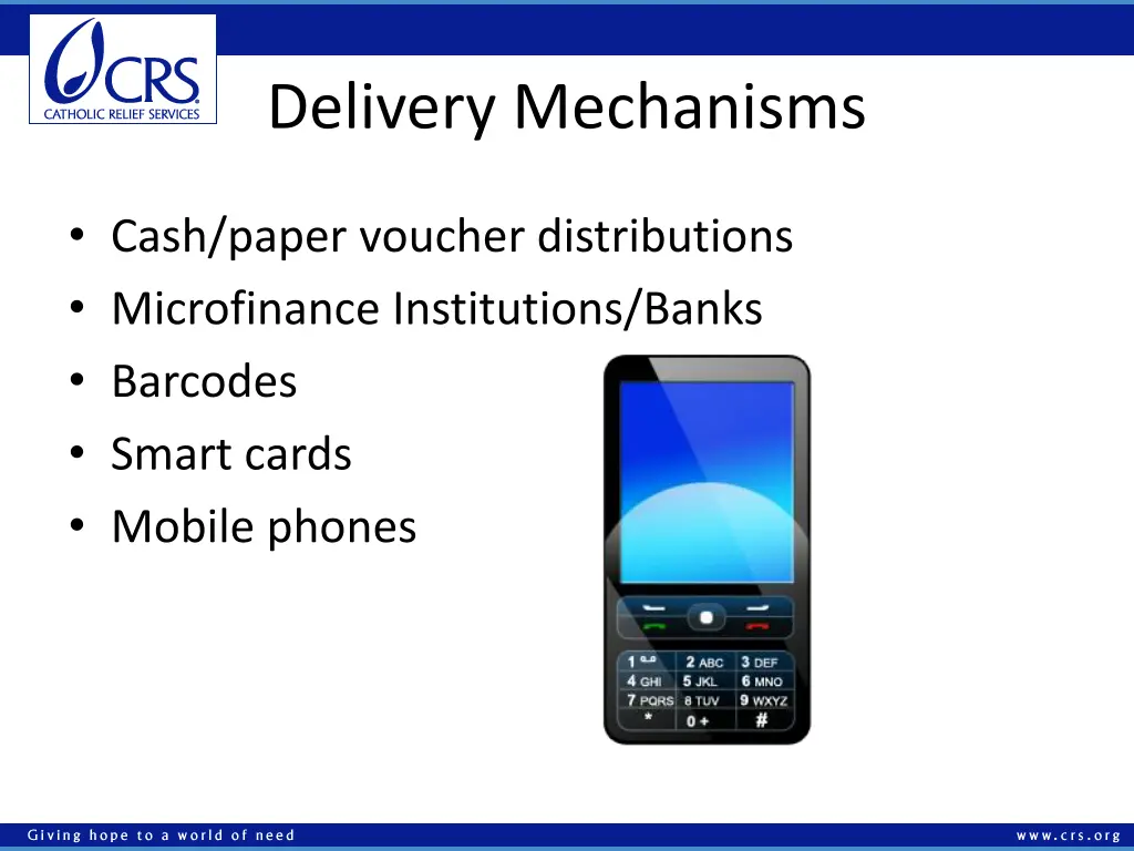 delivery mechanisms