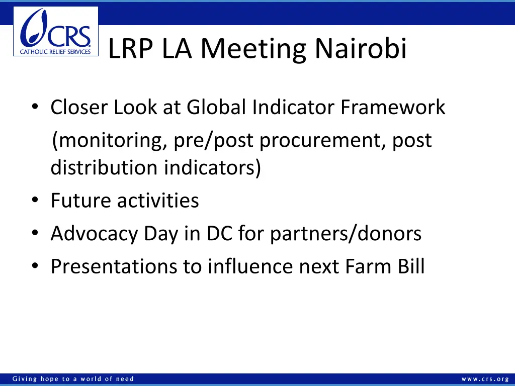 lrp la meeting nairobi