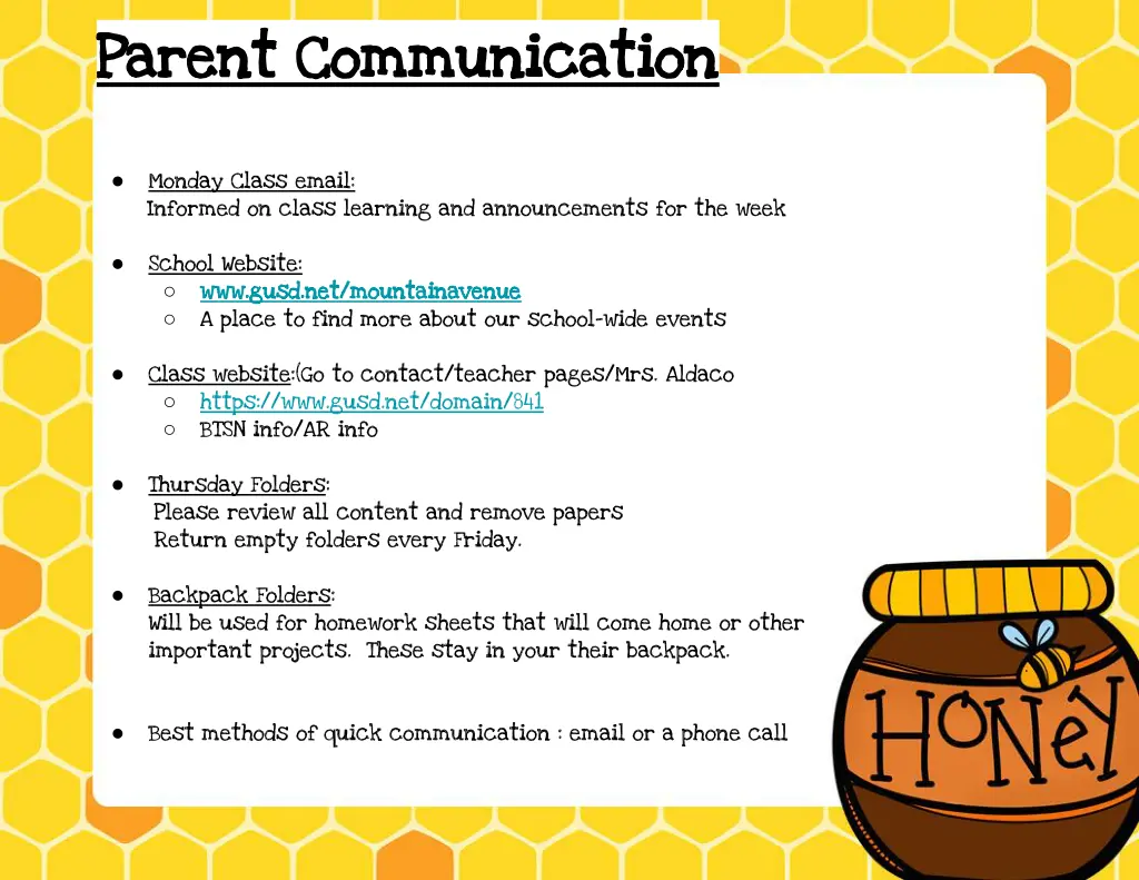 parent communication parent communication