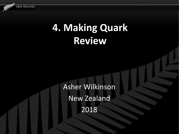 4 making quark review