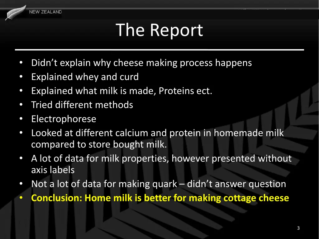 the report