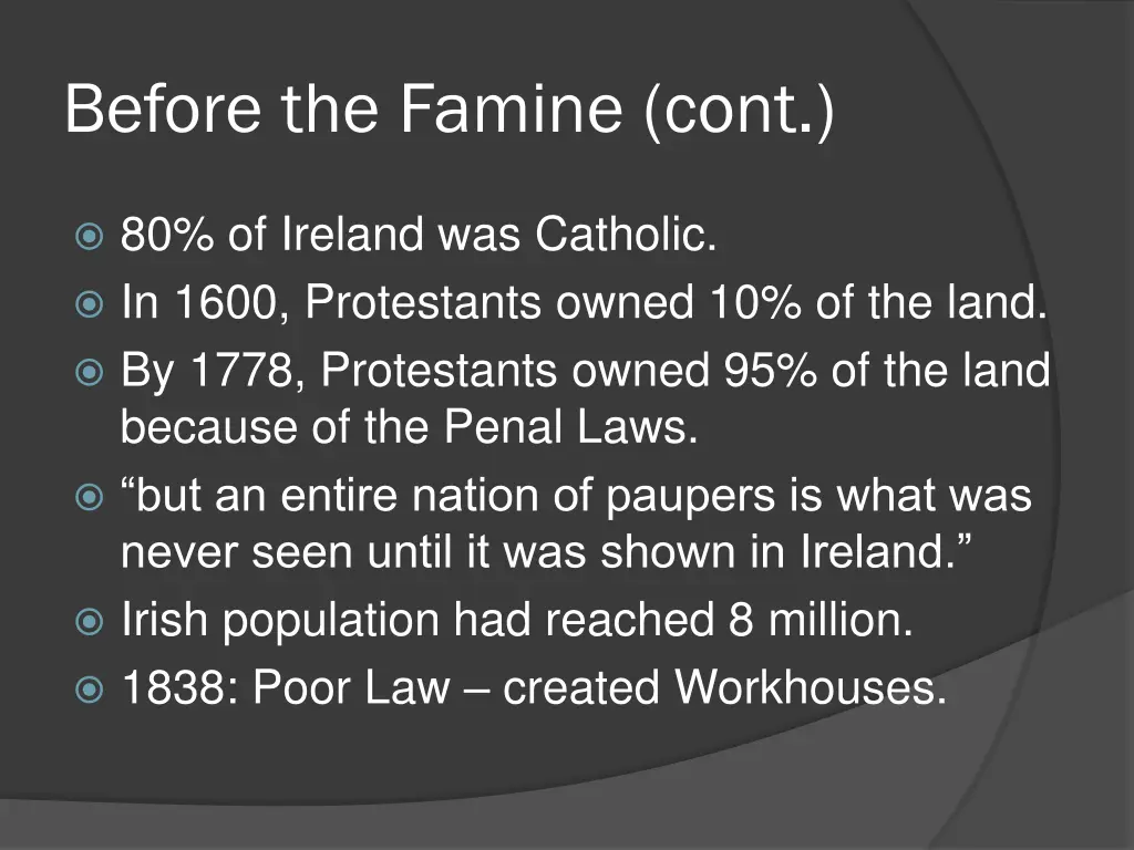 before the famine cont