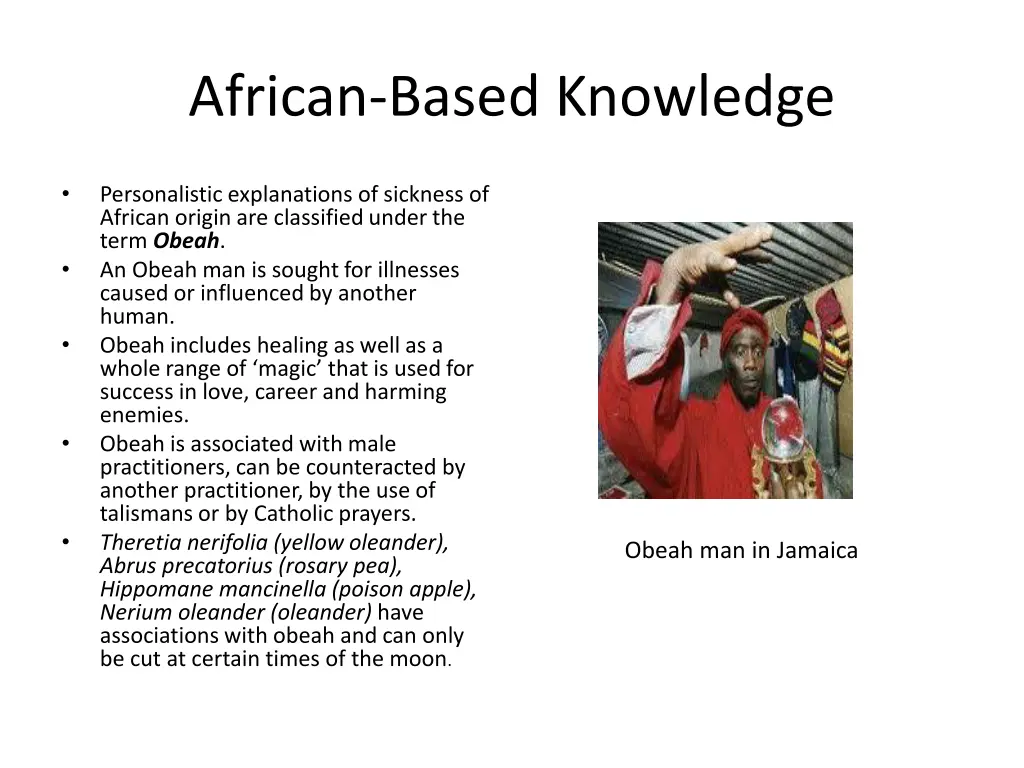 african based knowledge