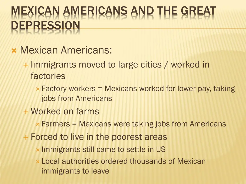 mexican americans and the great depression