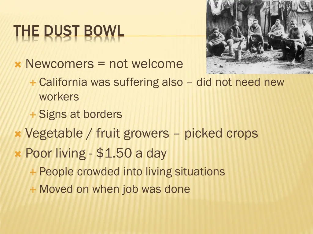 the dust bowl