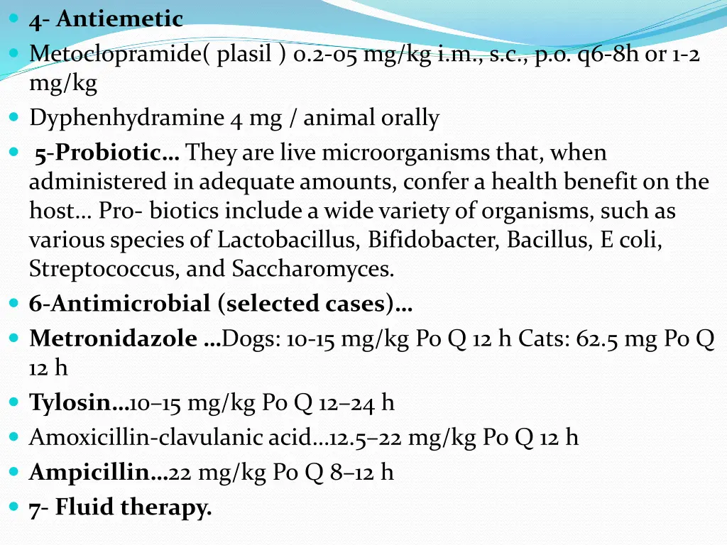 4 antiemetic metoclopramide plasil