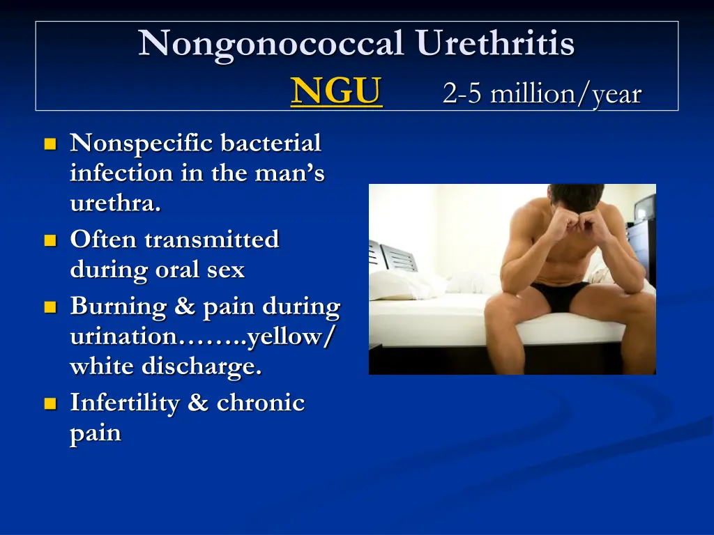 nongonococcal urethritis ngu