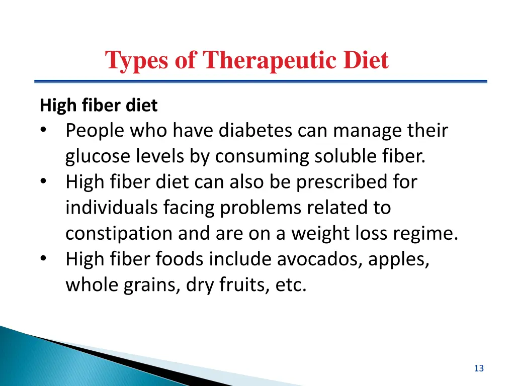 types of therapeutic diet 5